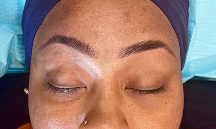 One 3D Hair Strokes Semi-Permanent Microblading Eyebrow Session with Aftercare Kit - Beautybytajah