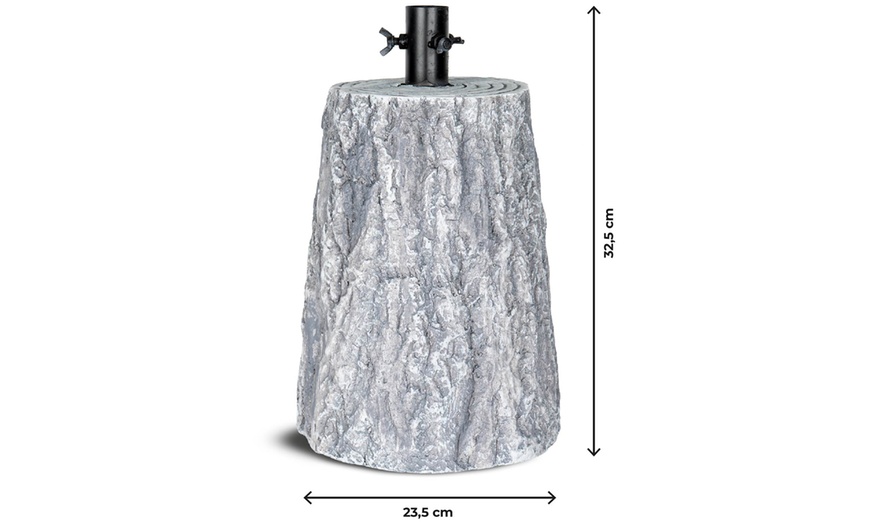 Image 6: Base tronco decorativa per albero di Natale