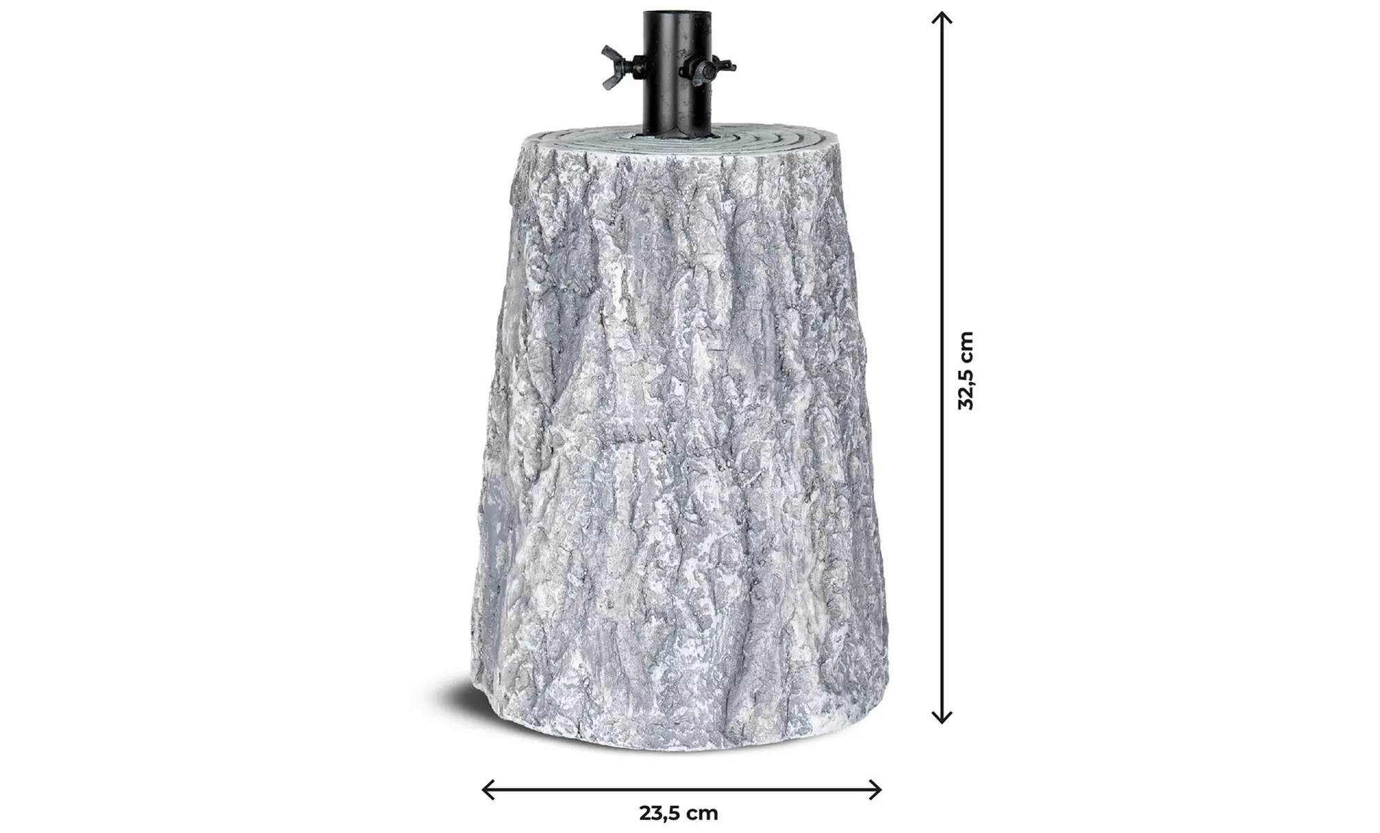 Base tronco decorativa per albero di Natale