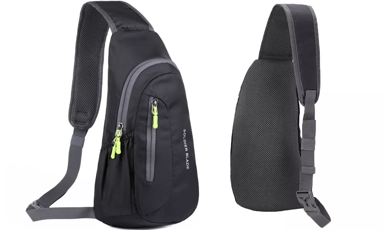 Crossbody Zippered Sling Backpack