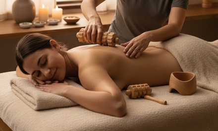 2 sesiones de 60 minutos maderoterapia con presoterapia - Johana Brizuela