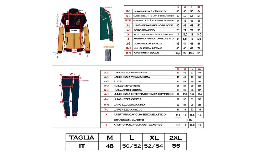 Image 11: Tuta homewear felpata Australian da uomo
