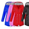 Image 1: Water-resistant Hooded Longline Raincoat