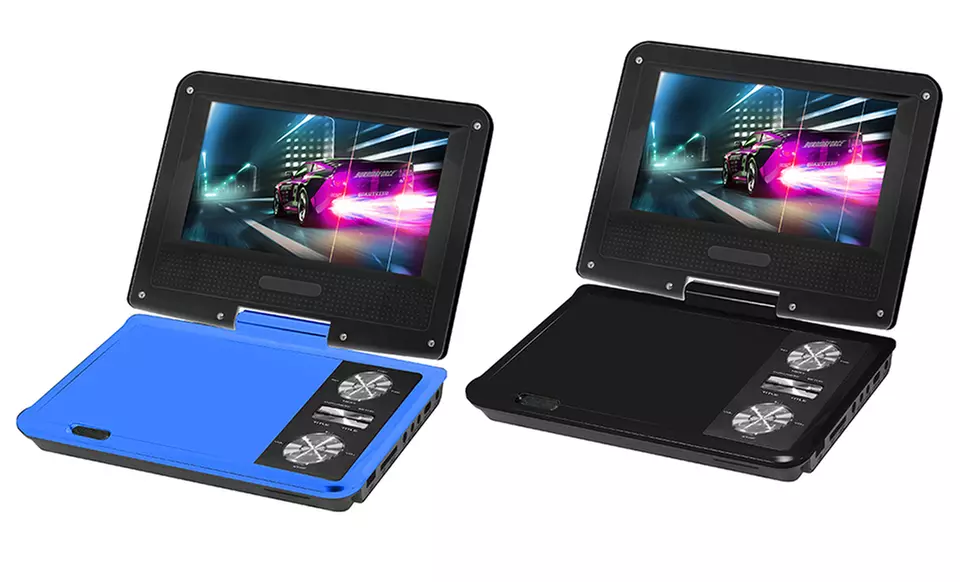 Impecca Portable DVD Player in Black or Blue (DVP775). Free Returns. - Primary Image
