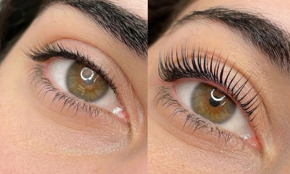 Réhaussement et teintures cils ou sourcils pour un effet bonne mine