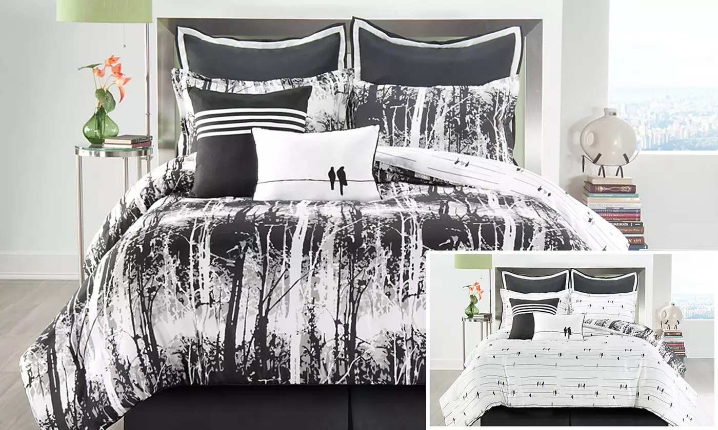 Woodland Reversible Comforter Sets (6 or 8-Piece) - Primary Image