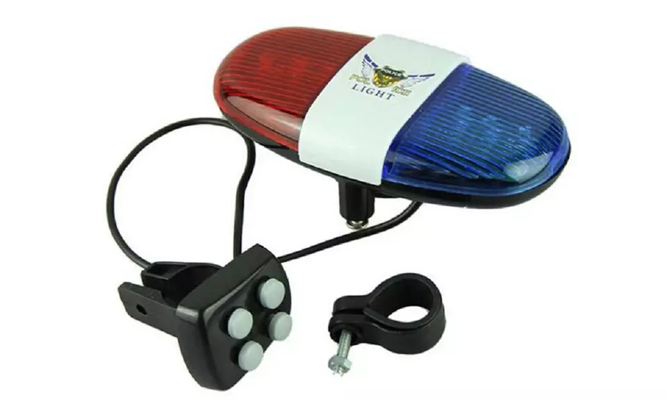 Police Car Bike Light with Six LED Lights and Four Sounds - Second Medium