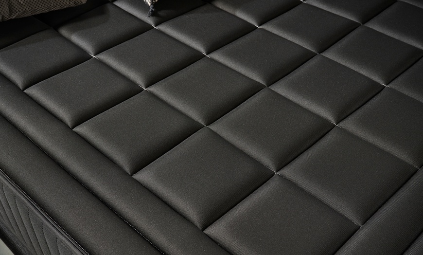 Image 7: Matelas King Noir 30cm à Ressorts Ensachés