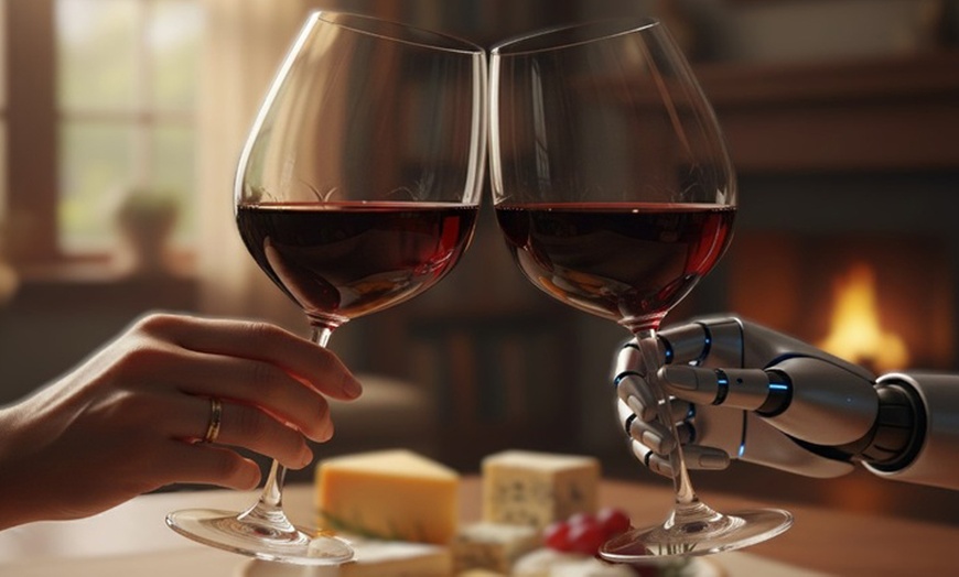 Image 3: Degustación de vino, queso e inteligencia artificial para 1 o 2