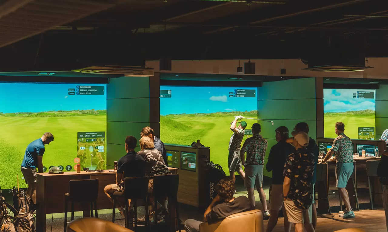 Experience Golf Simulator Sessions for Up to Four People