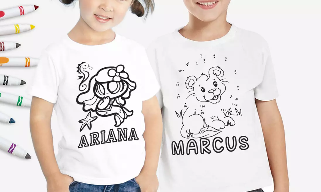 Personalized Colorable T-Shirts from Monogram Online (Up to 75% Off) - Primary Image