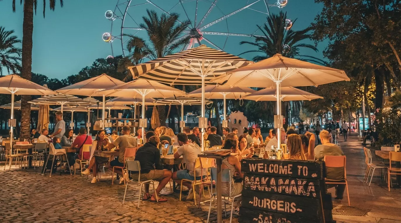 Menú de hamburguesa para 2 personas con opción a cóctel en Makamaka