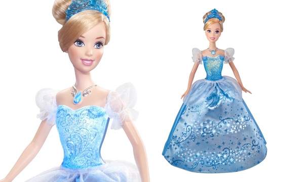 disney princess swirling lights cinderella doll