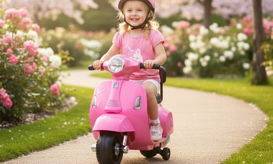 Image 12: Mini Vespa elettrica Piaggio per bambini