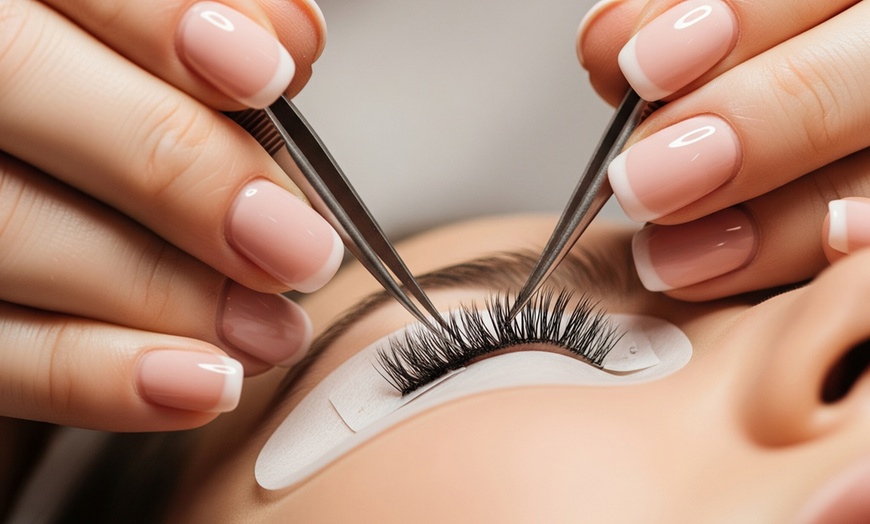 Image 1: Extensiones de pestañas pelo a pelo look natural o volumen 3D 