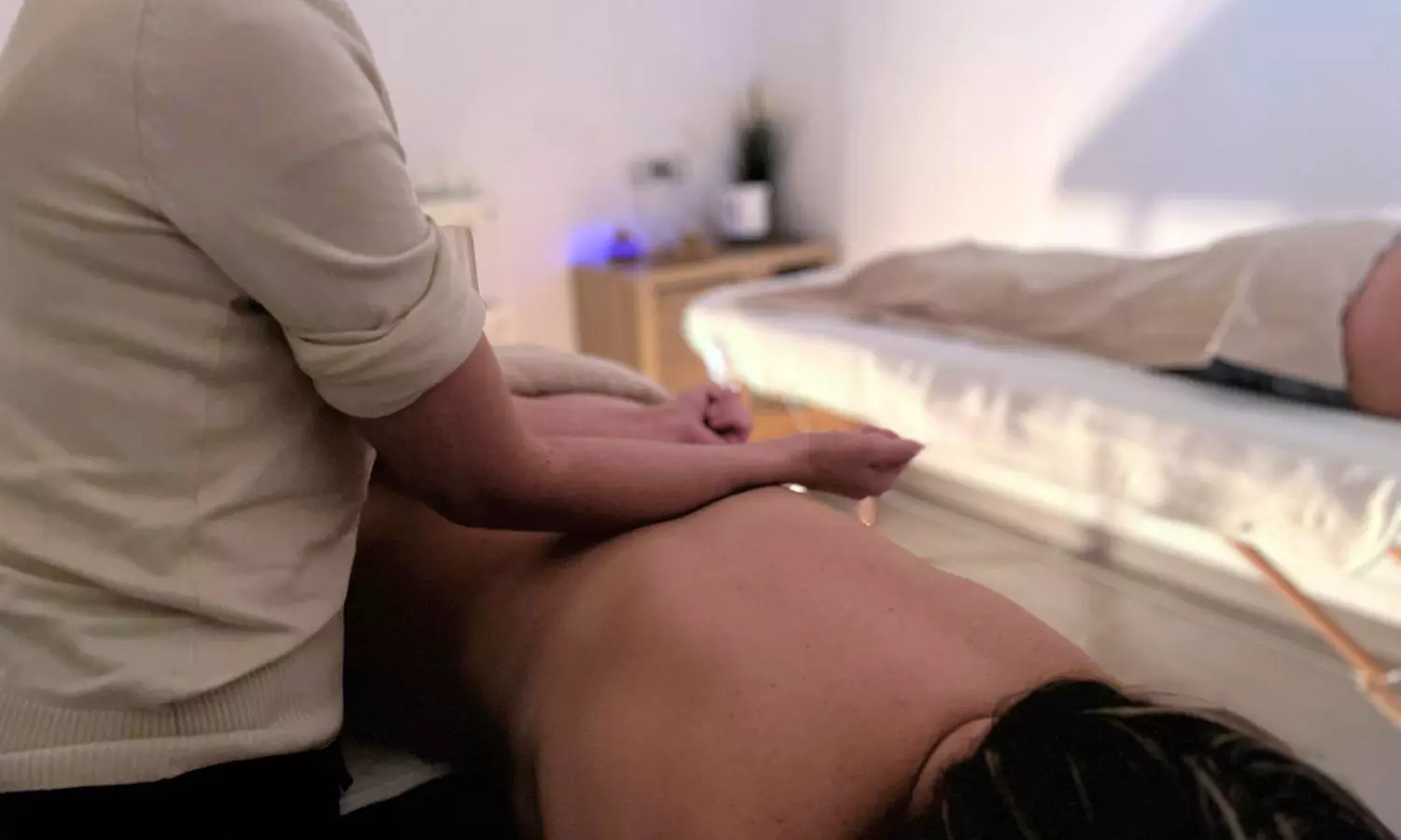 Ritual en pareja con masaje de 45 o 60 minutos y copa de cava