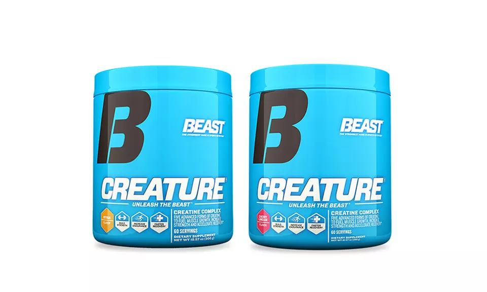 60-Serving Tub of Beast Creature Creatine-Complex Workout Supplement. Multiple Flavors Available. - Primary Image