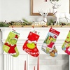 Image 4: 4-Pack Grinch-Inspired Christmas Stockings 