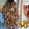 Image 1: Women's hair styling with bonder repair and vibrant color options