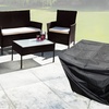 Image 6: Neo Four-Piece Rattan-Effect Garden Furniture Set with Optional Cover