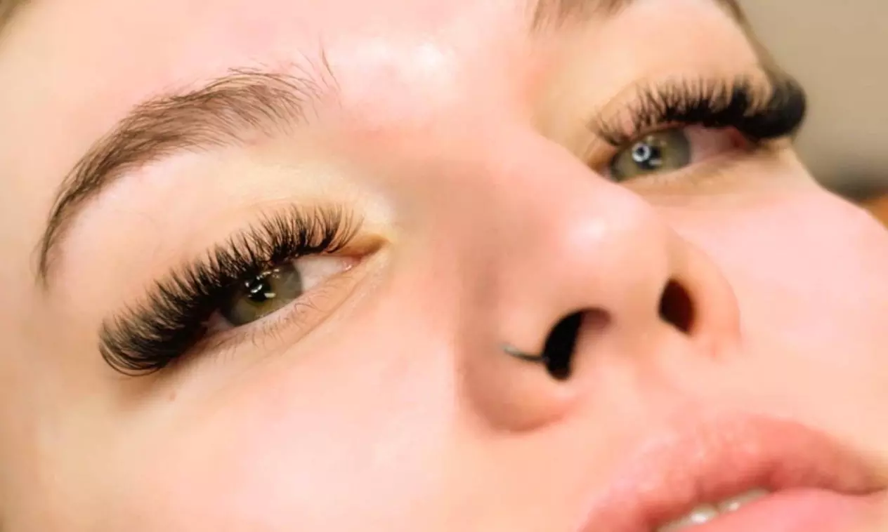 One Full Set Volume, Hybrid, or Mega Volume Mink Eyelash Extensions