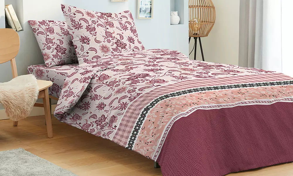 Ensemble de literie complet avec housse de couette, taies d'oreiller et drap-housse Univers Decor - Primary Image