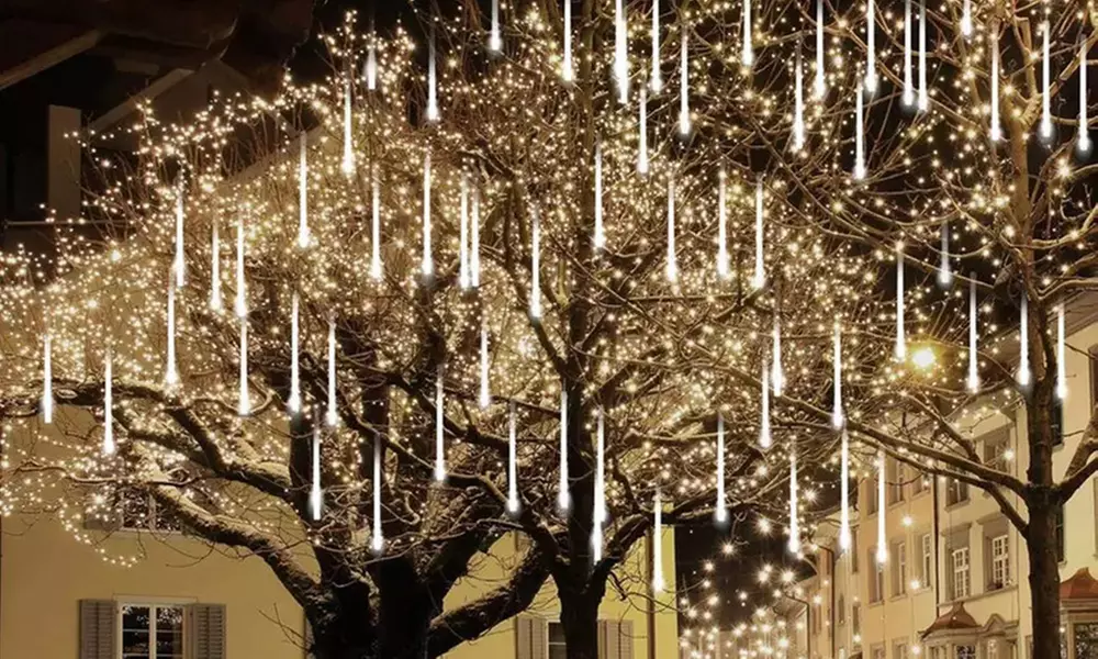 Fino a 2 confezioni di luci decorative a goccia impermeabili