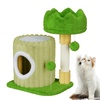 Image 5: 53cm/107cm Cat Tree Tower Indoor Cat Bed with Scratching Post