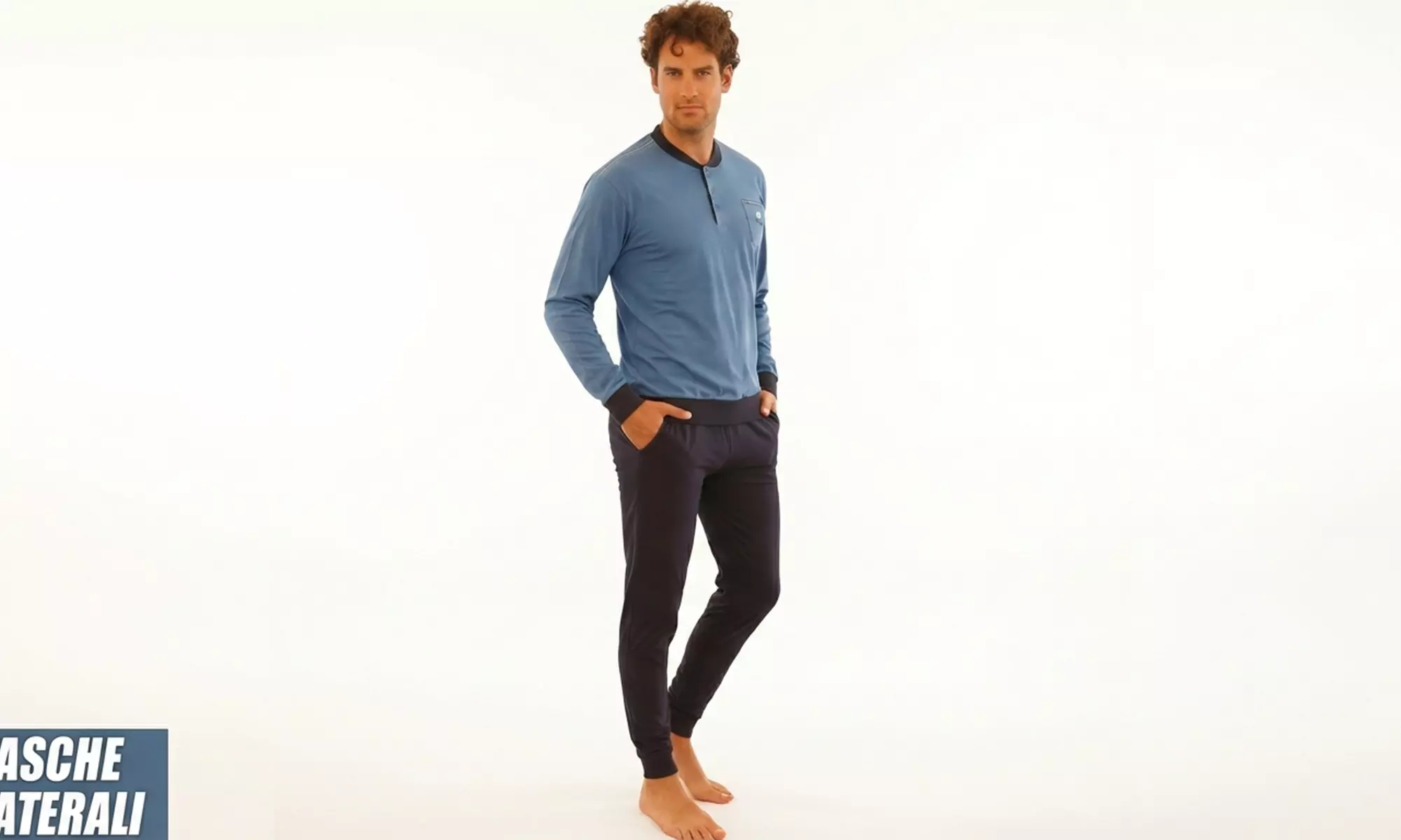 Pigiama da uomo in cotone Nottingham