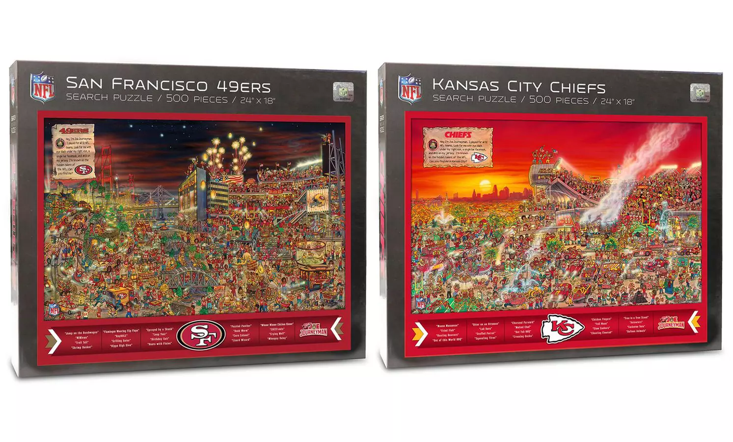 YouTheFan NFL Joe Journeyman 500-Piece Puzzle - Primary Image