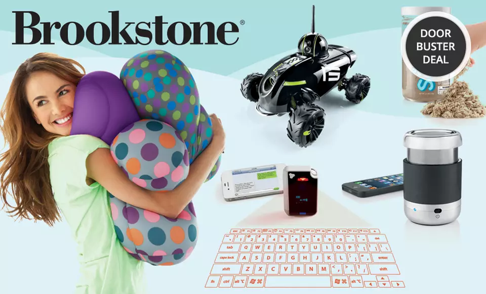 $25 for $50 Worth of Unique Holiday Gifts and Other Innovative Products from Brookstone. Valid Online and In-Store.﻿  - Primary Image