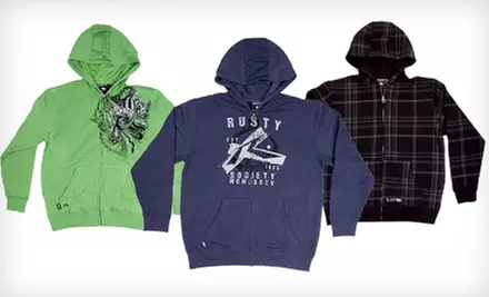 $24 for a Rusty Hoodie with Built-in HB3 Headphones ($59.99 List Price). Multiple Colors and Sizes Available. - Second Medium
