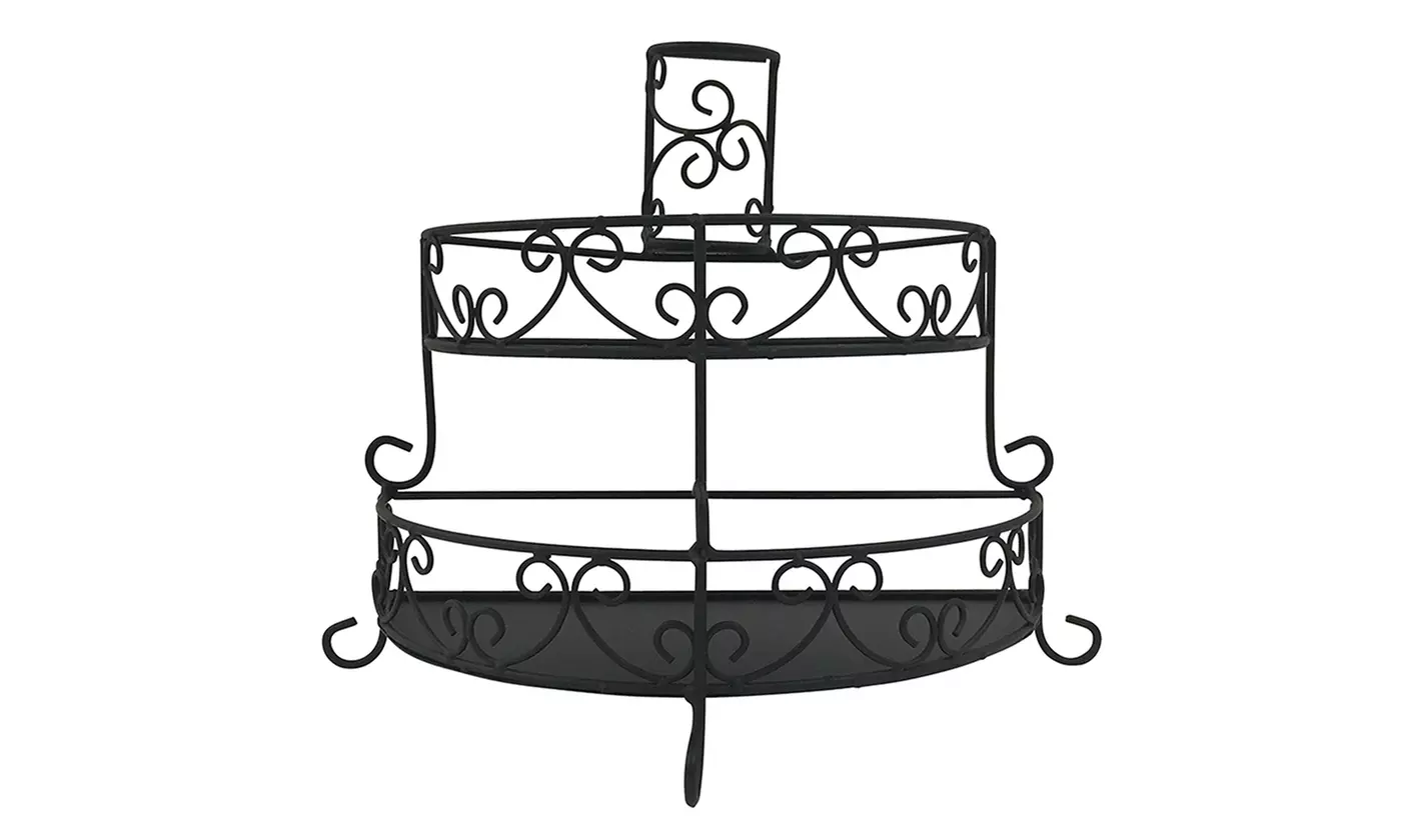 Half-Round Two-Tier Makeup Organizers - Second Medium