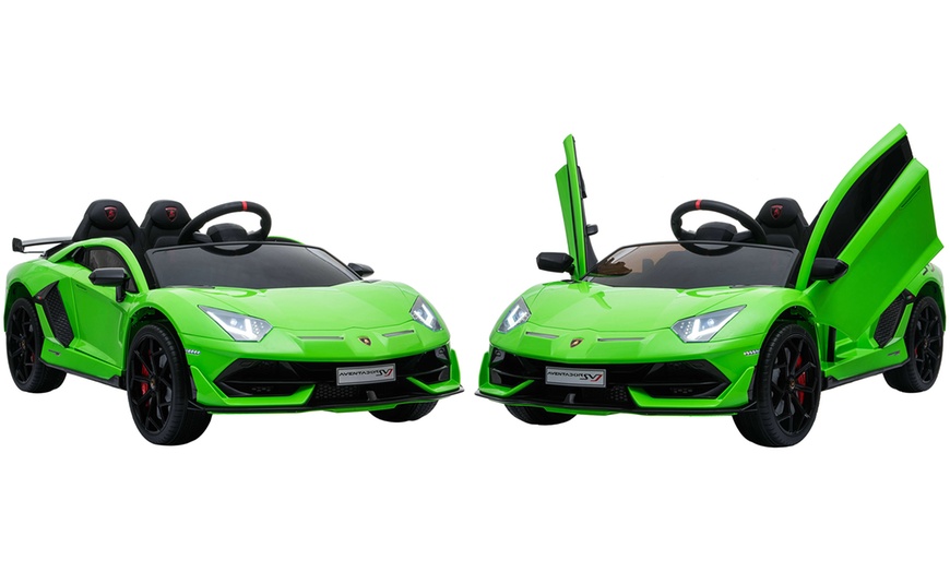 Image 13: Lamborghini Aventador Kids' Electric Ride-on Toy Car