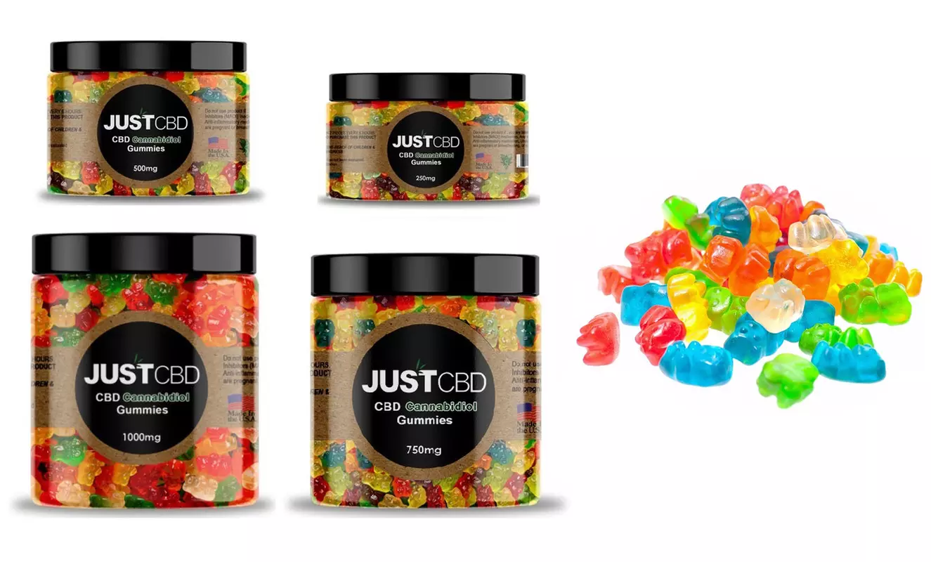 CBD Gummy Bears from Just CBD - Primary Image
