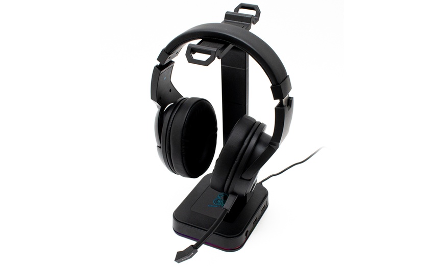 Image 2: Daewoo Bluetooth Gaming Headset with Stand