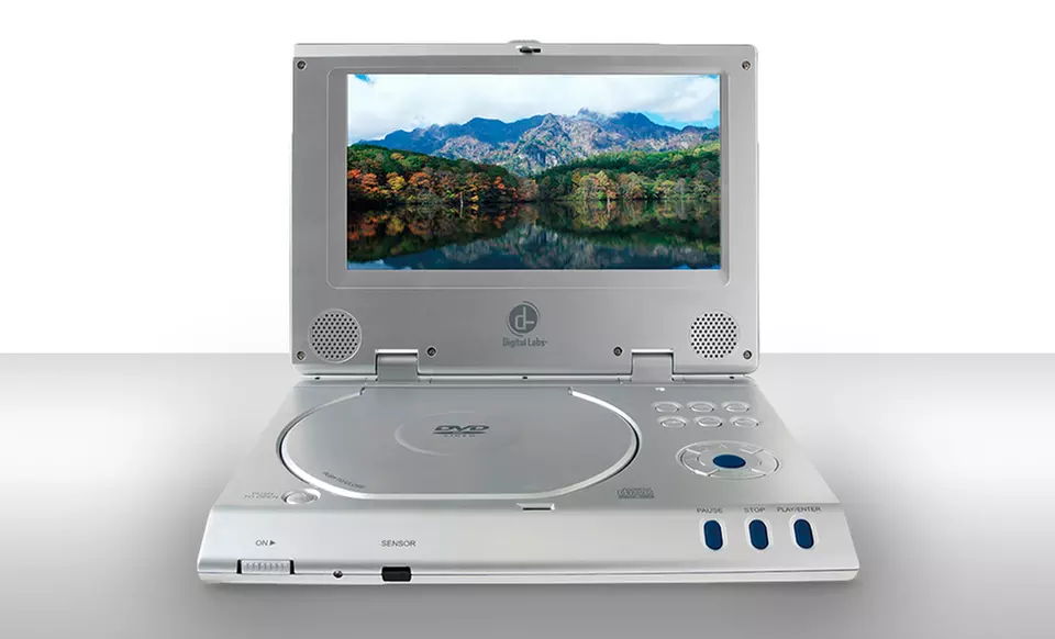 Digital Labs 8" Portable DVD Player. Free Returns. - Primary Image