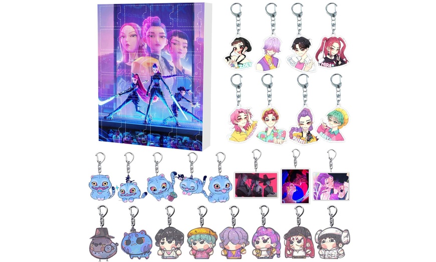 Image 3: KPop Demon Hunters Inspired Keychain Advent Calendar