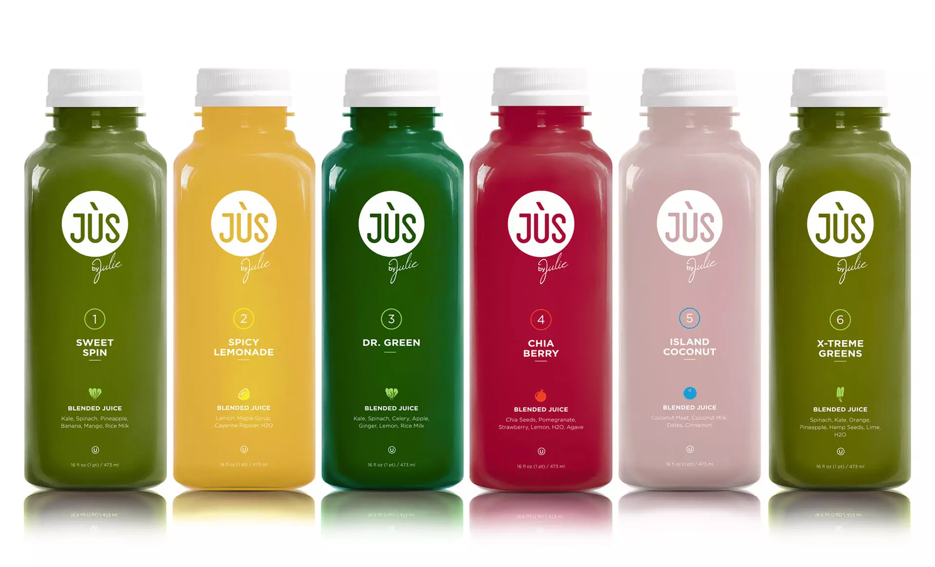 Three- or Five-Day Juice Cleanse with Option for 12 Booster Shots from Jus by Julie (Up to 42% Off) - Primary Image