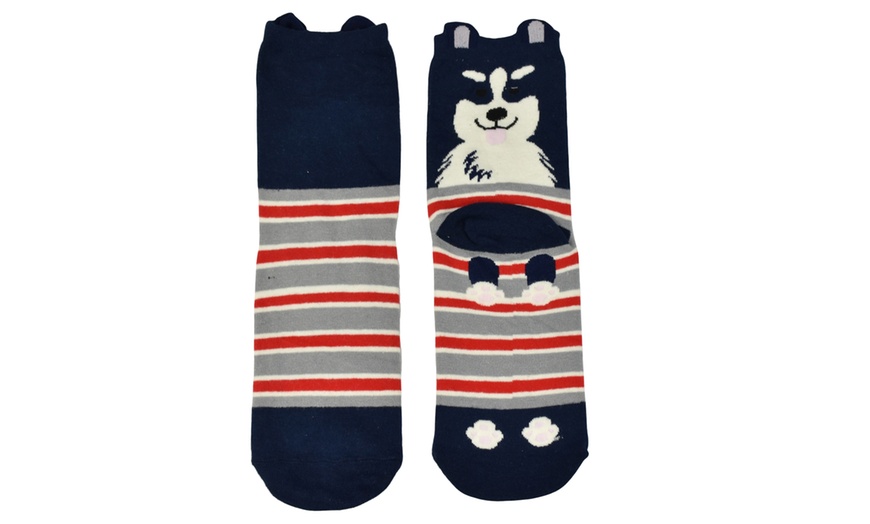 Image 6: Women's Funny Dog-Themed Socks