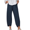 Image 5: Womens Elastic Waist Loose Pants 