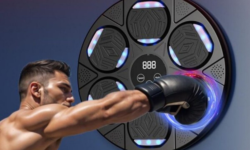 Image 3: Máquina de boxeo musical de pared con 3 modos de entrenamiento
