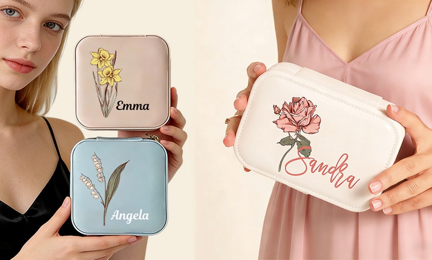 Image 3: Custom PU Leather Jewelry Box in Multiple Styles & Colors Up to 83% Off