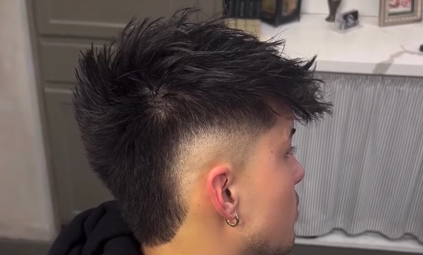 Image 1: Elevate Your Look with One or Two Men's Haircuts and Styles 