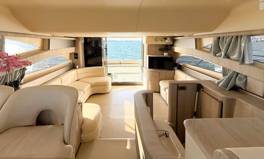 Image 7: Private Luxury Yacht 60 ft + Up to 13 People from Miami River!