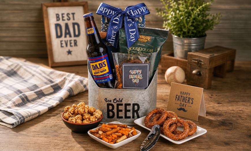Image 2: Alder Creek Father's Day Gift Baskets — Gourmet Snack Sets and More!
