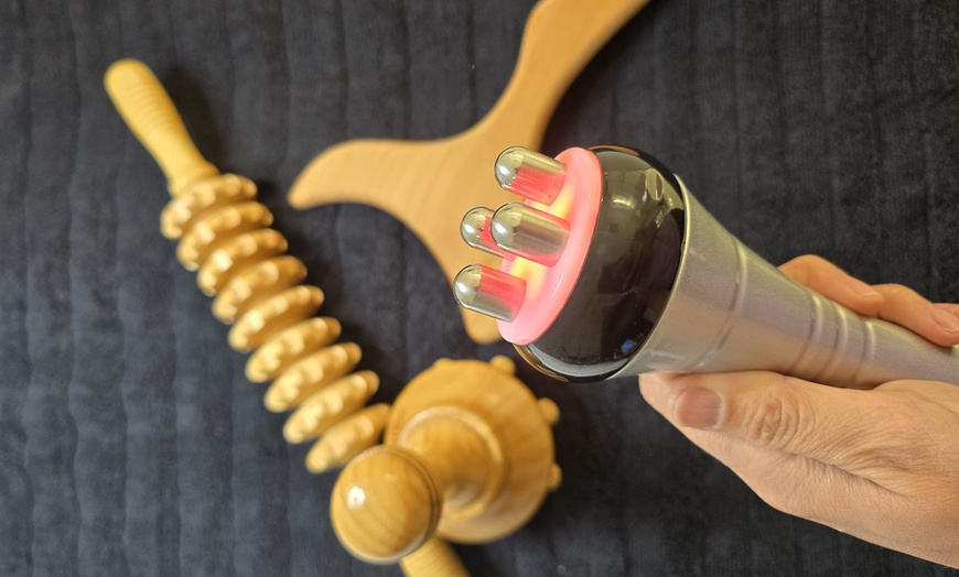 Image 15: Hasta 6 sesiones de combo reductor con maderoterapia y masaje para 1