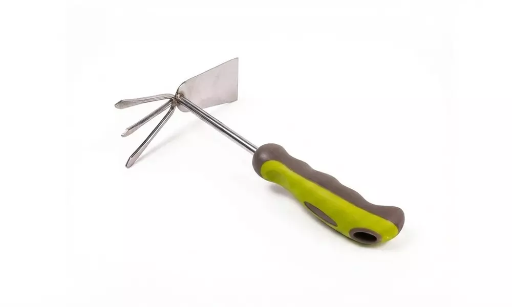 5-Piece Garden Hand Tool Set - Stainless Steel with Soft Grip Handles