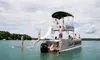 Enjoy 8-Hour Double Decker Pontoon Rental with Slide - Up to 15 People (Up to 34%Off) At Mickeys Marina