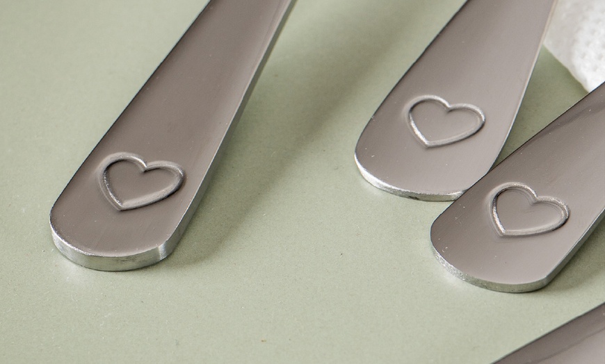 Image 7: Set di 24 posate in acciaio inox